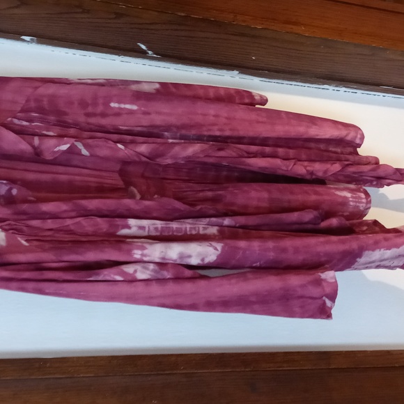 Sale Last Chance🎉Soft Surroundings Mauve tie-dye cover up - Picture 3 of 5
